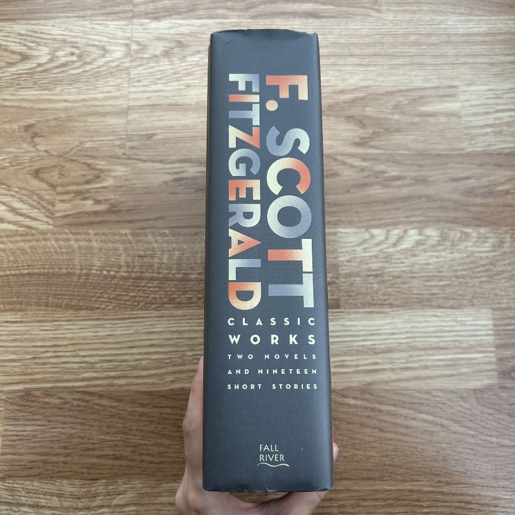 Hardcover Classic Works of F. Scott Fitzgerald Fall River Press หนังสือรวมผลงาน F. Scott Fitzgerald ปกแข็ง