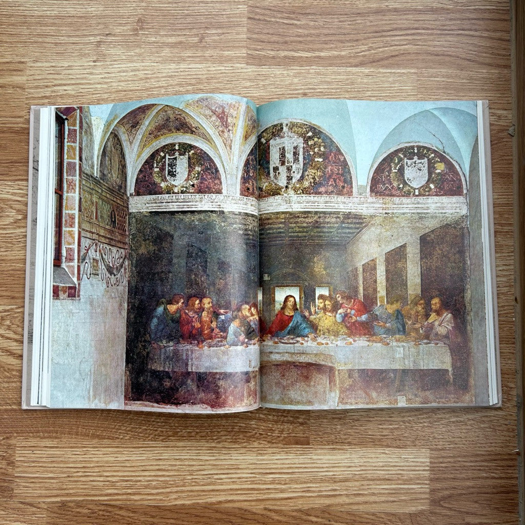 Hardcover The World of Leonardo 1452-1519 หนังสือศิลปะ Leonardo da Vinci ปกแข็ง