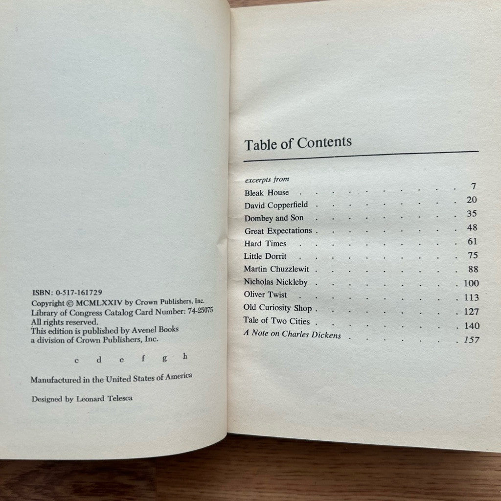 Hardcover Selections from Charles Dickens หนังสือ ภาษาอังกฤษ ปกแข็ง