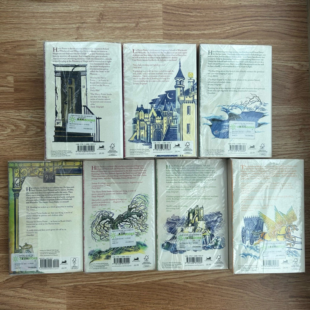 หนังสือแฮร์รี่ พอตเตอร์ ปกลายเซ็น ศิลาอาถรรพ์, ห้องแห่งความลับ , เครื่องรางยมทูต ปกขาว Harry Potter Signature Collection
