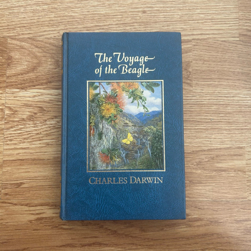 Hardcover The Voyage of the Beagle by Charles Darwin หนังสือ การเดินทางของ ชาร์ลส์ ดาร์วิน ปกแข็ง