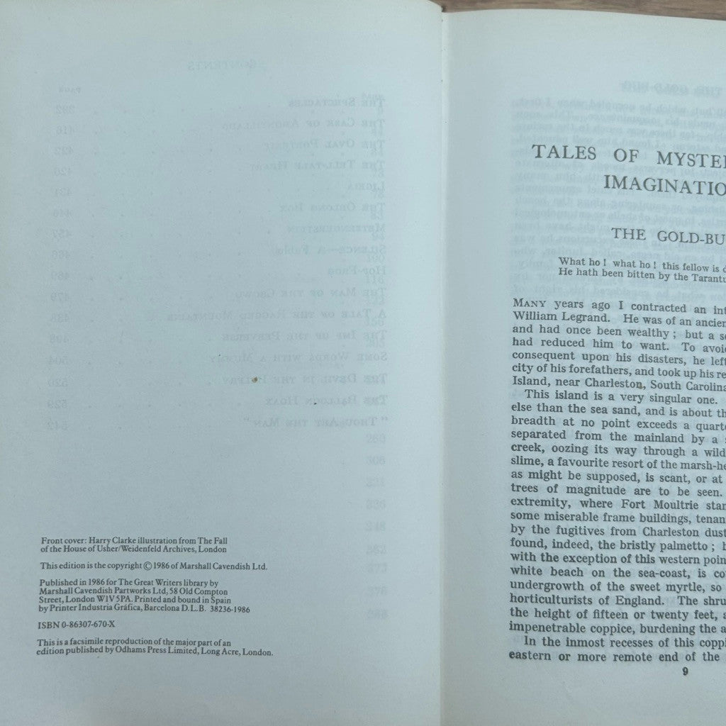 Hardcover The Fall of the House of Usher and other stories by Edgar Allan Poe หนังสือ ความตายของบ้านอัชเชอร์ ปกแข็ง