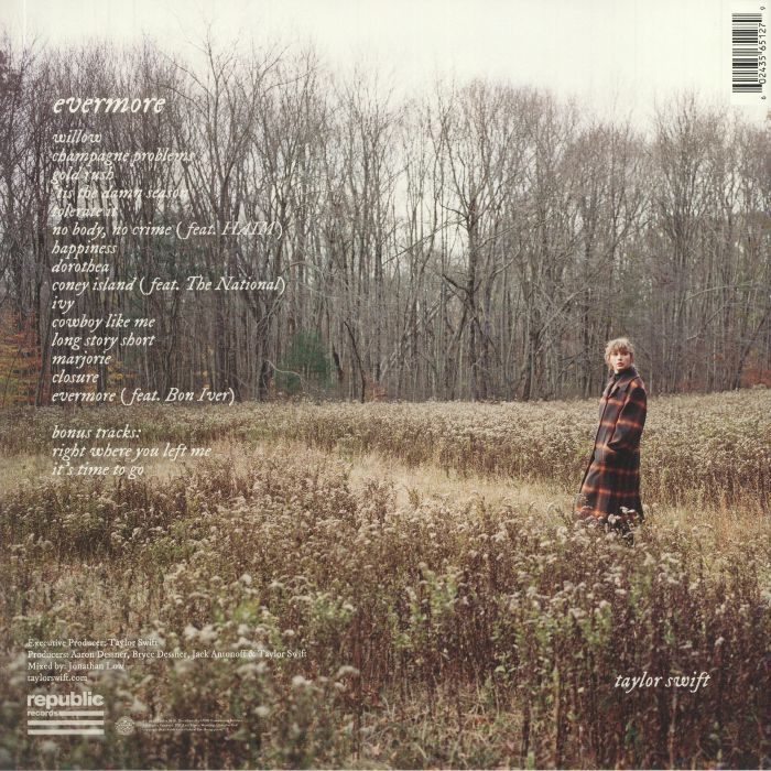 แผ่นเสียง Vinyl LP Taylor SWIFT : Evermore (Deluxe Edition) แผ่นไวนิล