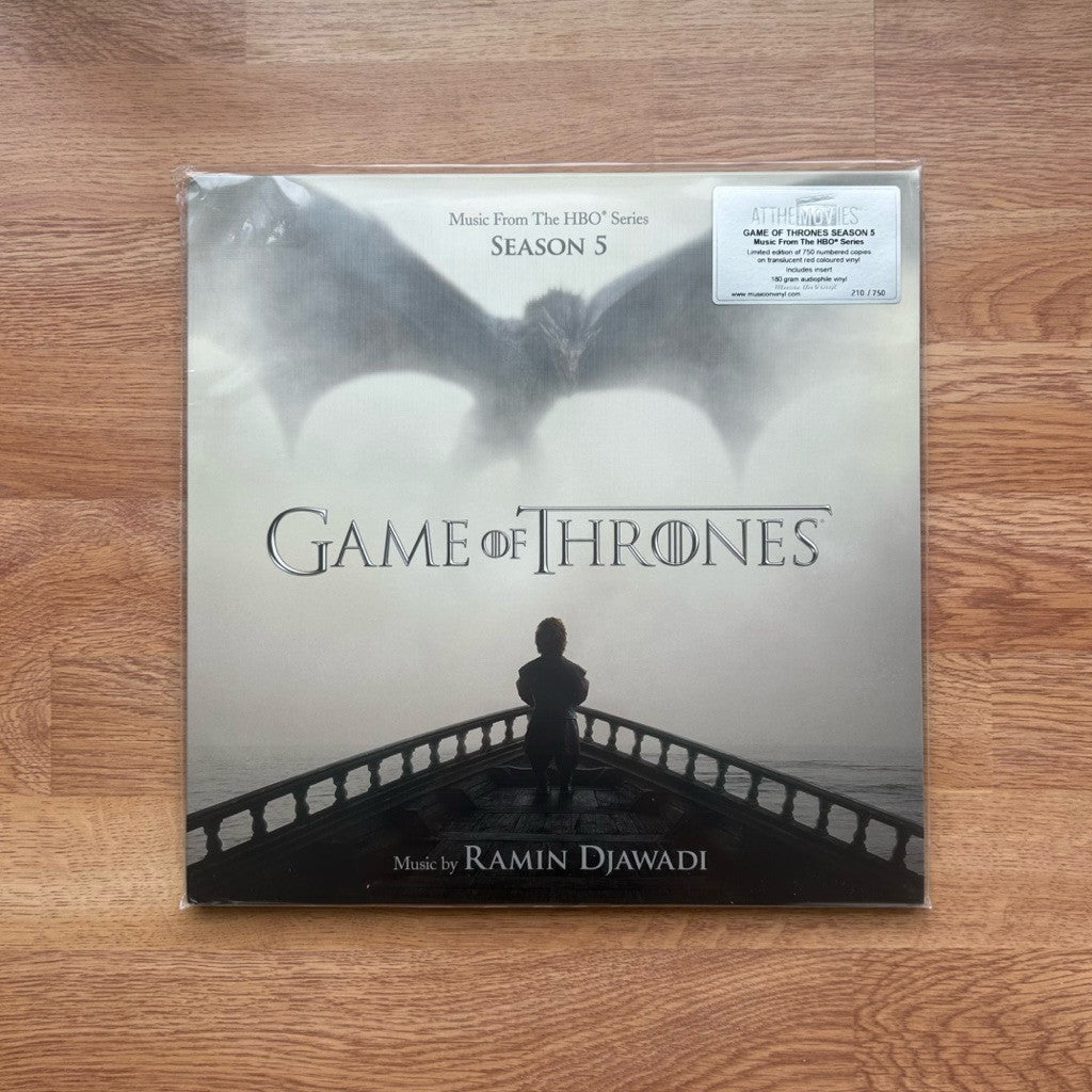 พร้อมส่ง🔥แผ่นเสียง Vinyl LP Game Of Thrones Season 5 (Soundtrack) Limited Edition 210/750 Ramin DJAWADI แผ่นไวนิล