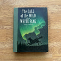 Hardcover The Call of the Wild and White Fang by Jack London หนังสือ ภาษาอังกฤษ ปกแข็ง