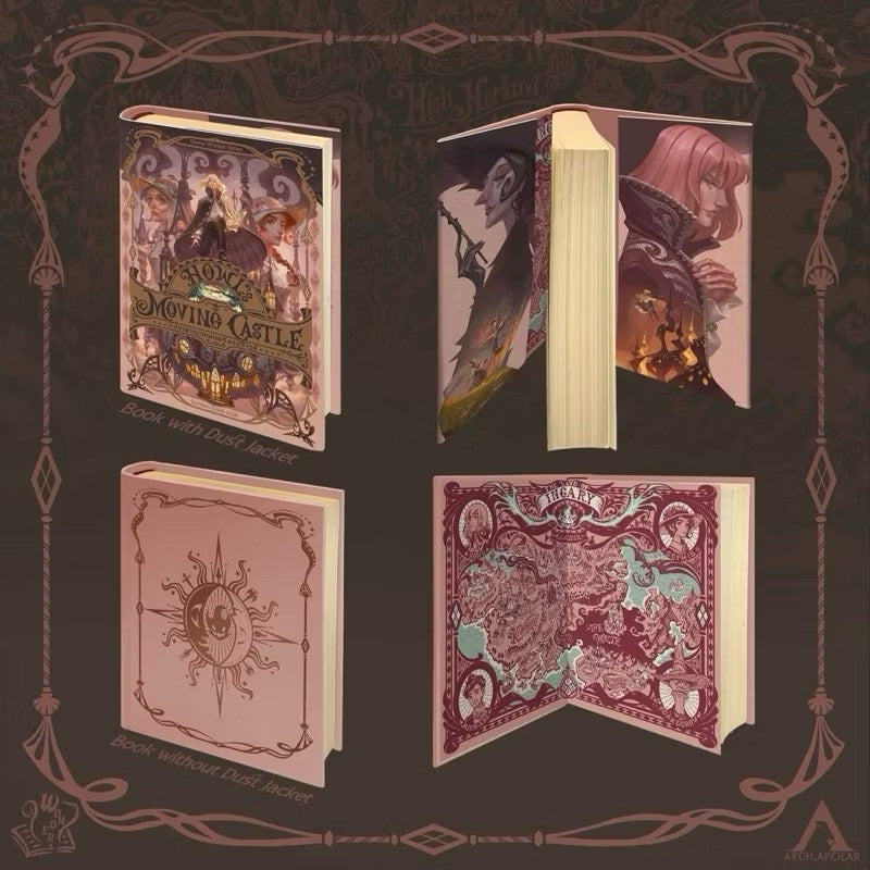 Howl's Moving Castle หนังสือ ปราสาทเวทมนตร์ของฮาวล์ ฉบับพิเศษ box set ปกแข็ง(มือ 1 ในซีล) ตีพิมพ์ครั้งเดียวเท่านั้น