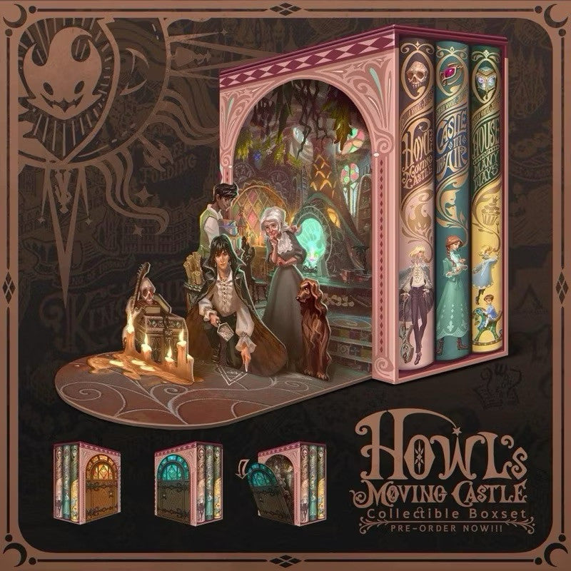 Howl's Moving Castle หนังสือ ปราสาทเวทมนตร์ของฮาวล์ ฉบับพิเศษ box set ปกแข็ง(มือ 1 ในซีล) ตีพิมพ์ครั้งเดียวเท่านั้น