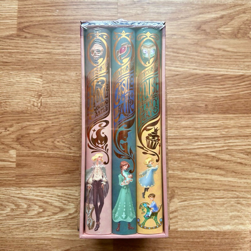 Howl's Moving Castle หนังสือ ปราสาทเวทมนตร์ของฮาวล์ ฉบับพิเศษ box set ปกแข็ง(มือ 1 ในซีล) ตีพิมพ์ครั้งเดียวเท่านั้น
