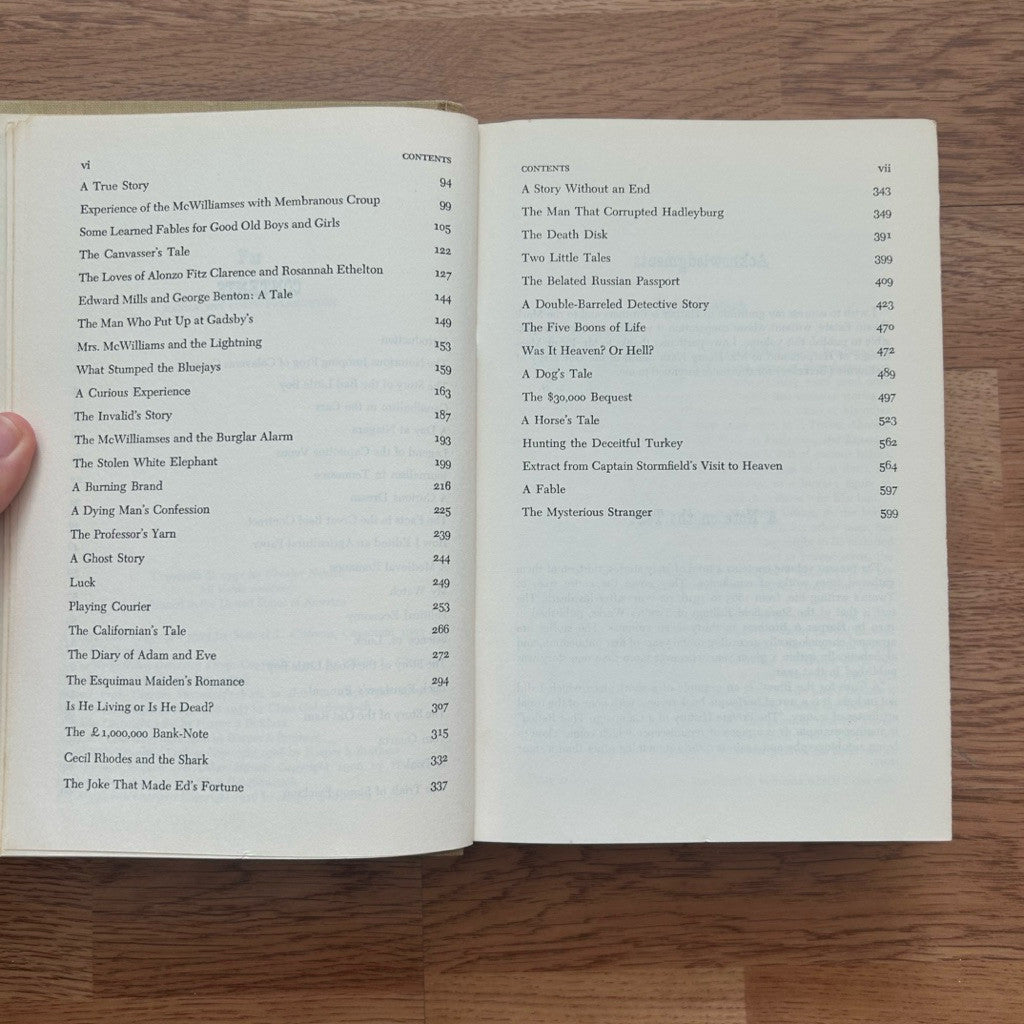 Hardcover The Complete Short Stories of Mark Twain edited by Charles Neider หนังสือ  ปกแข็ง