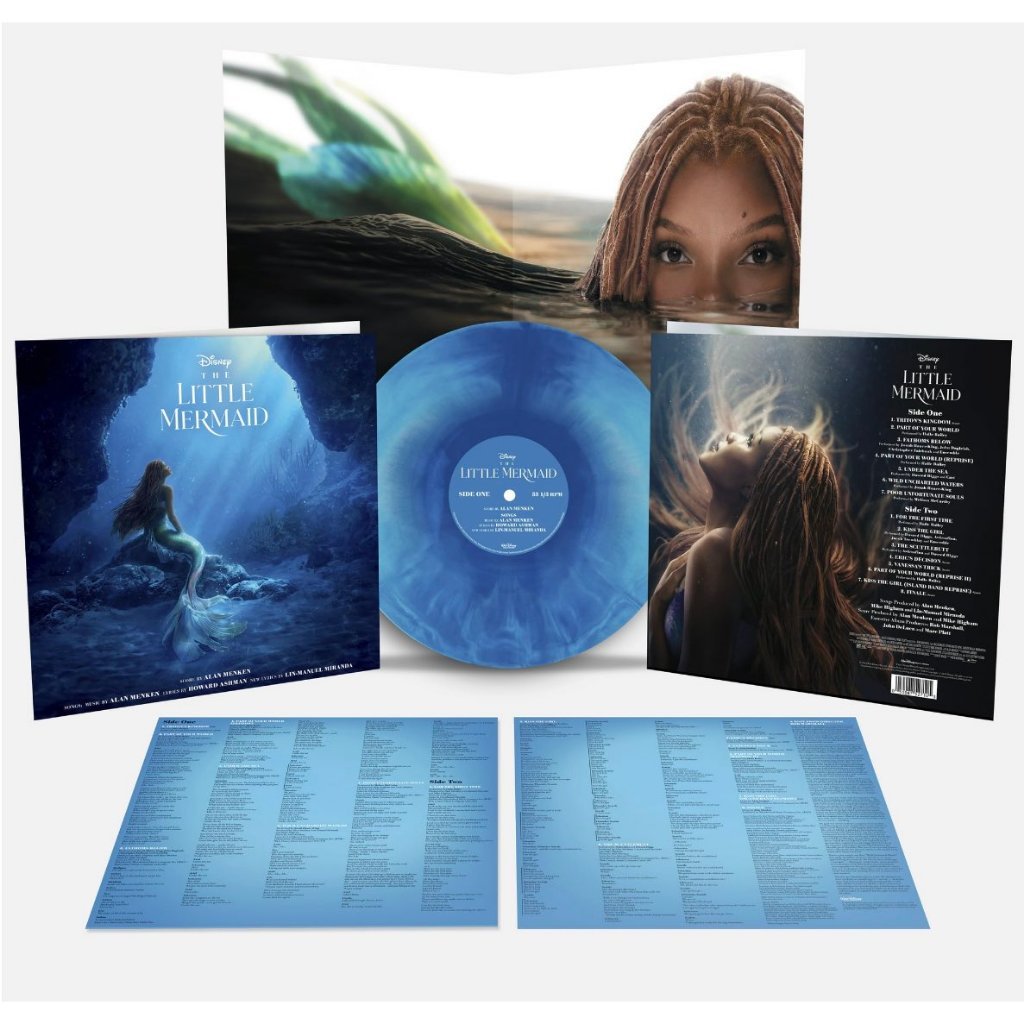 พร้อมส่ง🔥 แผ่นเสียง Vinyl LP The Little Mermaid Exclusive Limited Ocean Blue [Live-Action] Vinyl แผ่นไวนิล