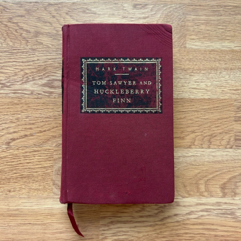 Hardcover Tom Sawyer & Huckleberry Finn by Mark Twain หนังสือ  ปกแข็ง