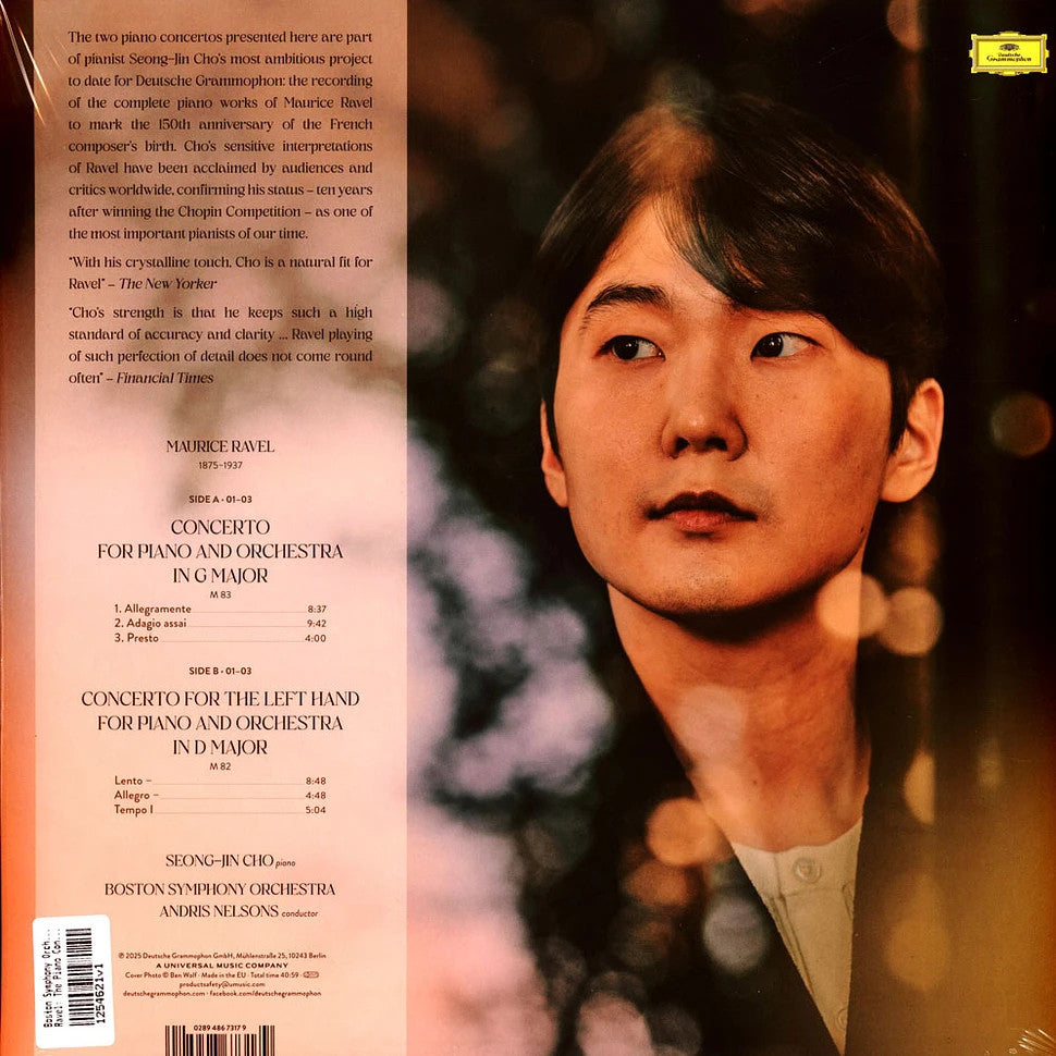 พร้อมส่ง🔥 แผ่นเสียง Vinyl LP Seong-Jin Cho
Ravel: The Piano Concertos แผ่นไวนิล [ใหม่และซีล SS]