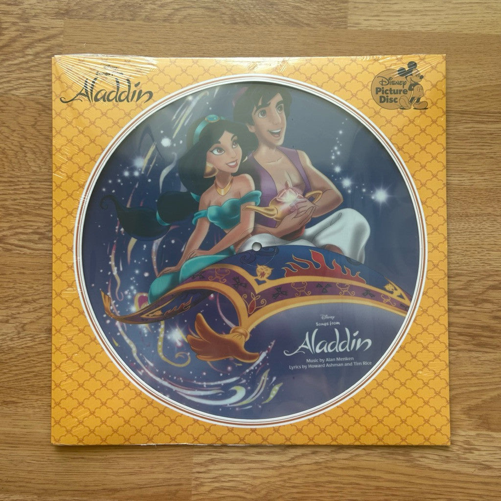 พร้อมส่ง🔥 แผ่นเสียง Vinyl LP Songs From Aladdin Picture disk แผ่นไวนิล [ใหม่และซีล SS]