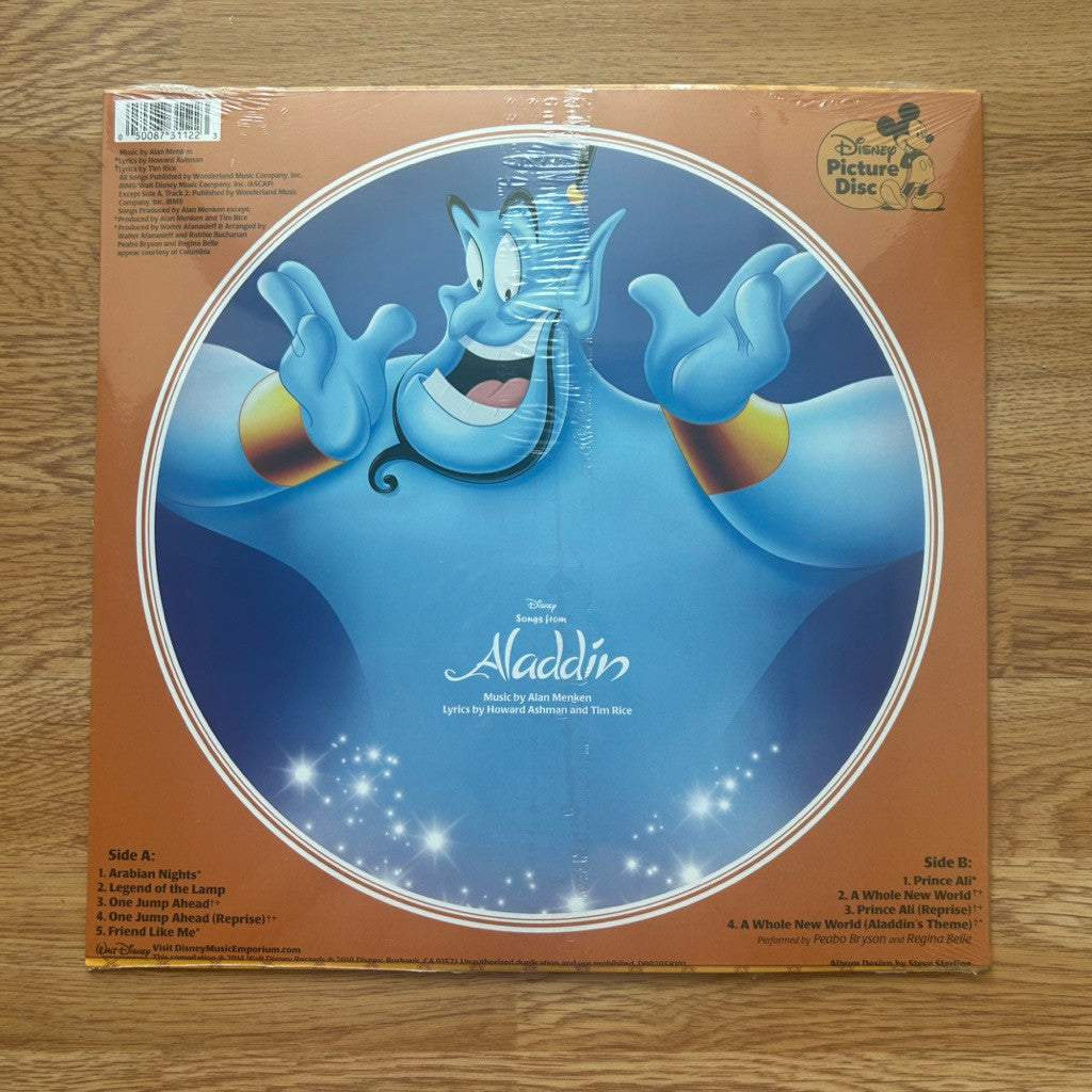 พร้อมส่ง🔥 แผ่นเสียง Vinyl LP Songs From Aladdin Picture disk แผ่นไวนิล [ใหม่และซีล SS]