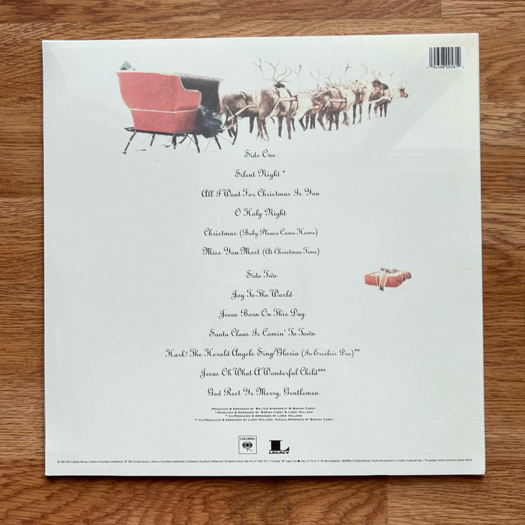 พร้อมส่ง🔥 แผ่นเสียง Vinyl LP Mariah Carey - Merry Christmas แผ่นไวนิล [ใหม่และซีล SS]