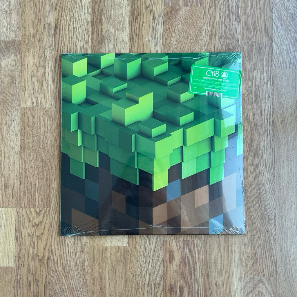 พร้อมส่ง🔥แผ่นเสียง Vinyl LP Minecraft - Volume Alpha Transparent Green Minecraft / Volume Beta Splatter Vinyl