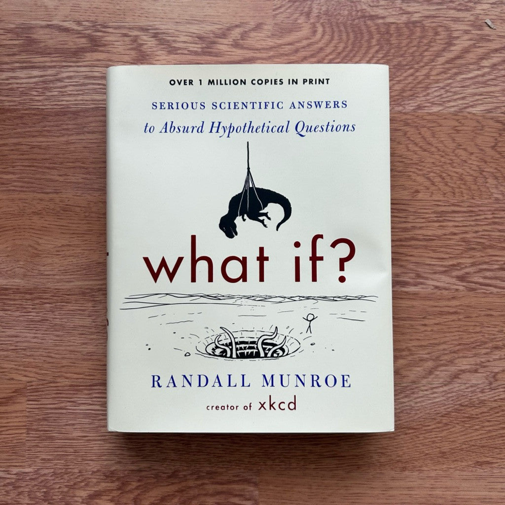 Hardcover What If?: Serious Scientific Answers to Absurd Hypothetical Questions by Randall Munroe หนังสือ ปกแข็ง