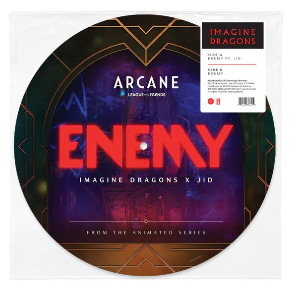 พร้อมส่ง🔥 แผ่นเสียง Vinyl Imagine Dragons - Enemy ไวนิล LP  [ใหม่และซีล SS]