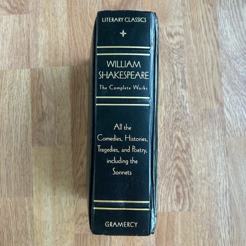 Gilded-Edge Hardcover The Complete Works of William Shakespeare หนังสือรวมผลงานเช็คสเปียร์ ปกแข็ง ขอบทอง