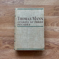 Hardcover Stories of Three Decades by Thomas Mann หนังสือ ภาษาอังกฤษ ปกแข็ง