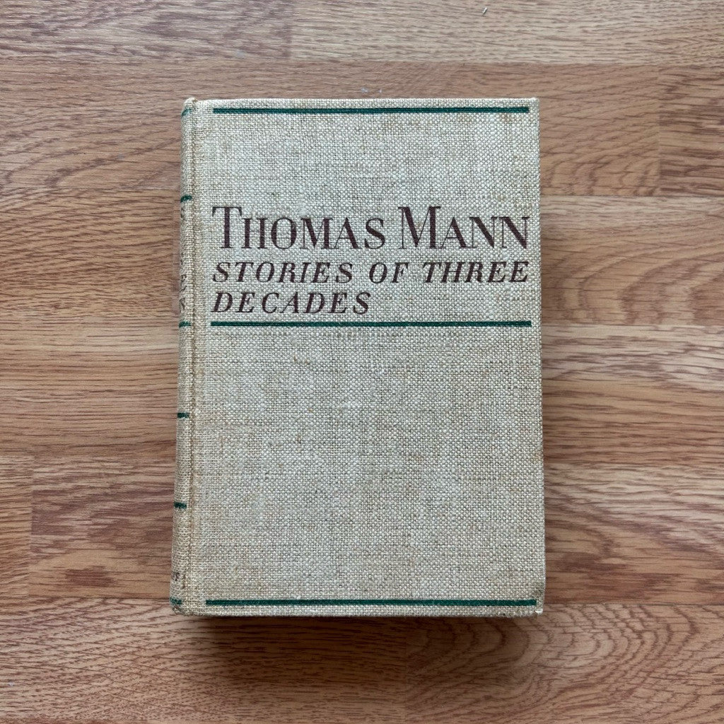 Hardcover Stories of Three Decades by Thomas Mann หนังสือ ภาษาอังกฤษ ปกแข็ง