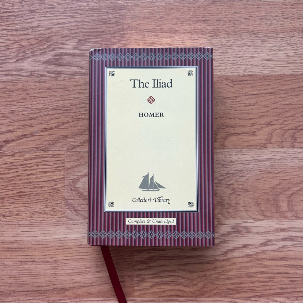 Hardcover The Iliad by Homer หนังสือ มหากาพย์อิเลียด (The Iliad) โดย โฮเมอร์ (Homer) ปกแข็ง