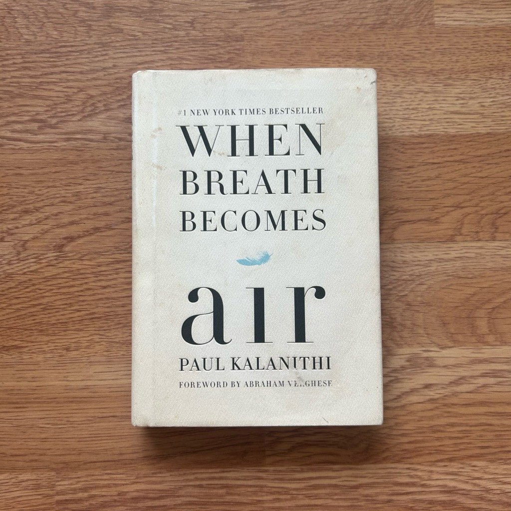 Hardcover When Breath Becomes Air by Paul Kalanithi หนังสือ ภาษาอังกฤษ ปกแข็ง