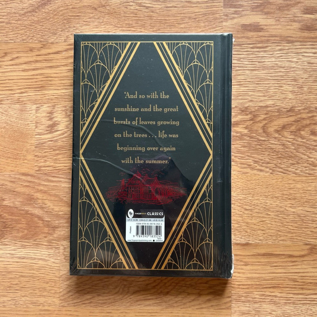 Gilded-edge hardcover The Great Gatsby by F. Scott Fitzgerald หนังสือภาษาอังกฤษ ปกแข็ง ขอบทอง