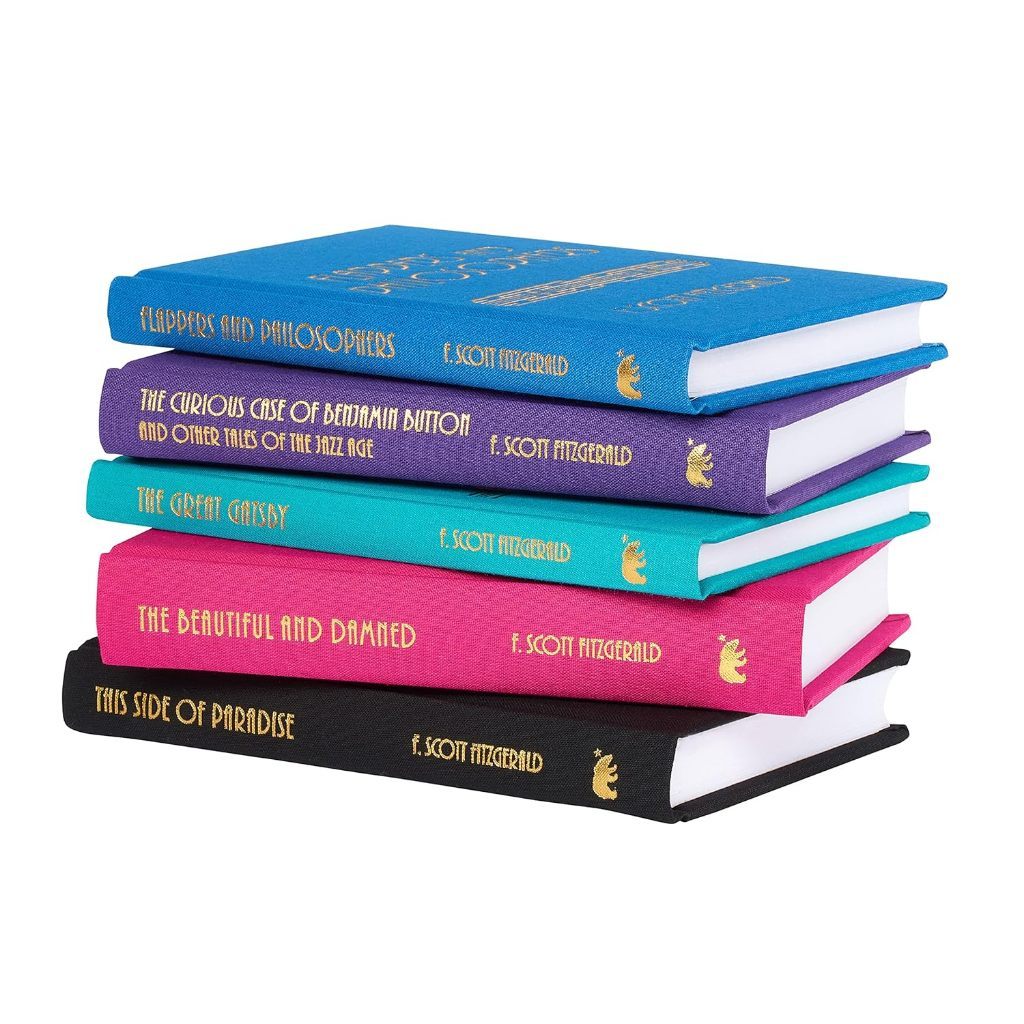 5 Hardcover Books Box Set of F. Scott Fitzgerald - The Great Gatsby, The Side of Paradise etc ชุดหนังสือ ปกแข็ง 5 เล่ม