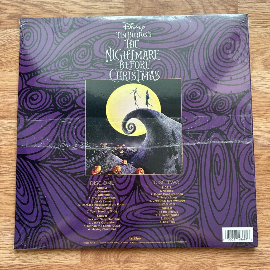 พร้อมส่ง! แผ่นเสียง Vinyl LP The Nightmare Before Christmas Original Soundtrack Zoetrope Picture Disc [ใหม่และซีล SS]