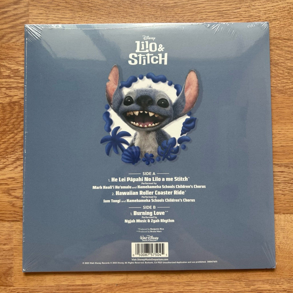 พร้อมส่ง🔥 แผ่นเสียง Vinyl LP Lilo & Stitch (Live-Action) [Picture Disc 10" Single] แผ่นไวนิล