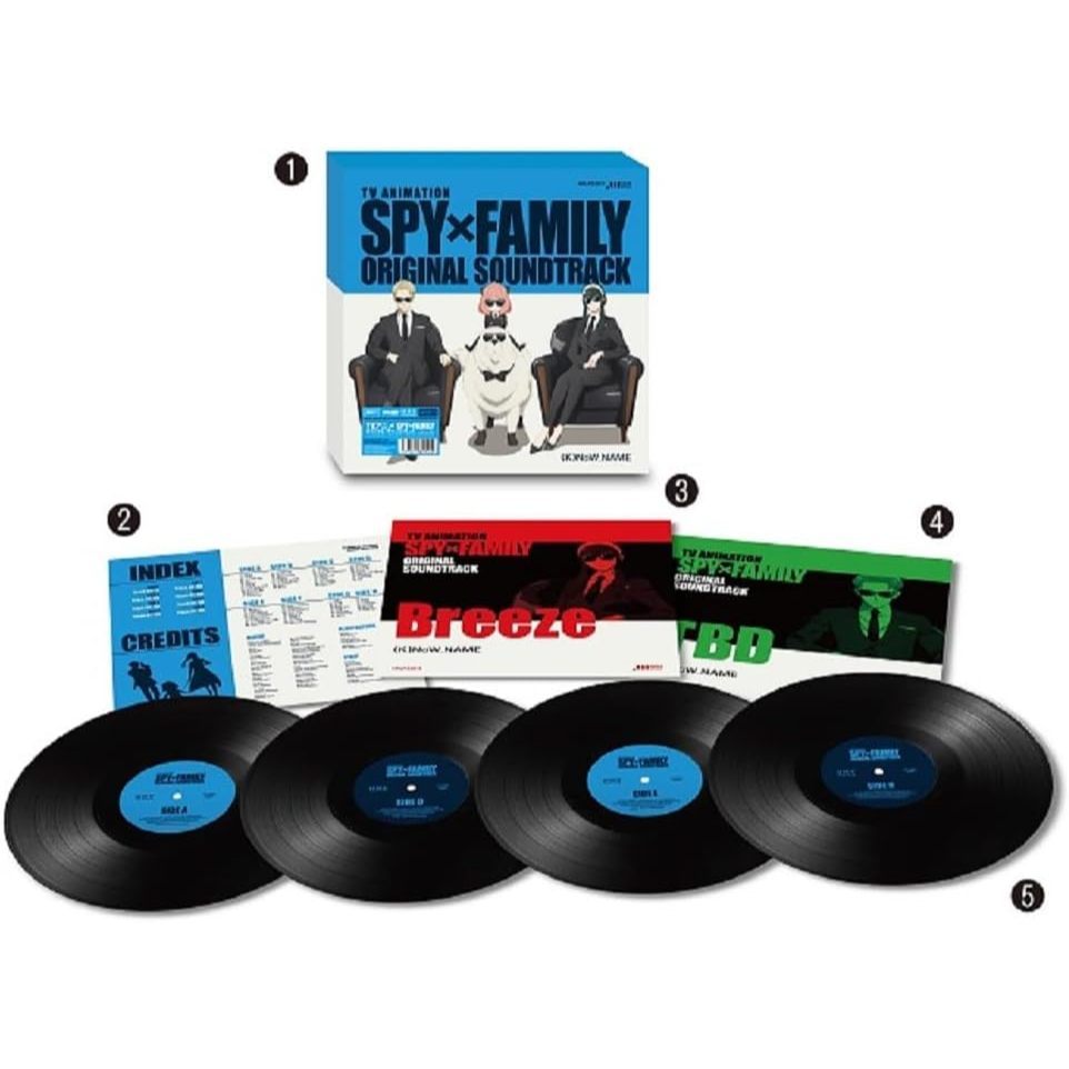 พร้อมส่ง🔥 แผ่นเสียง Vinyl LP SPY X FAMILY Original Soundtrack Deluxe Edition แผ่นไวนิล [ใหม่และซีล SS]