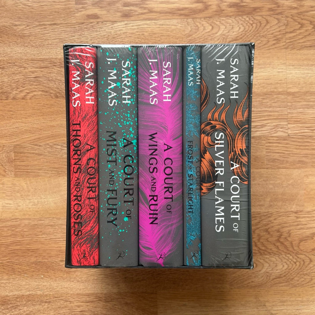 [Sealed New] A Court of Thorns and Roses 5 Hardcover Books Box Set by Sarah J. Maas