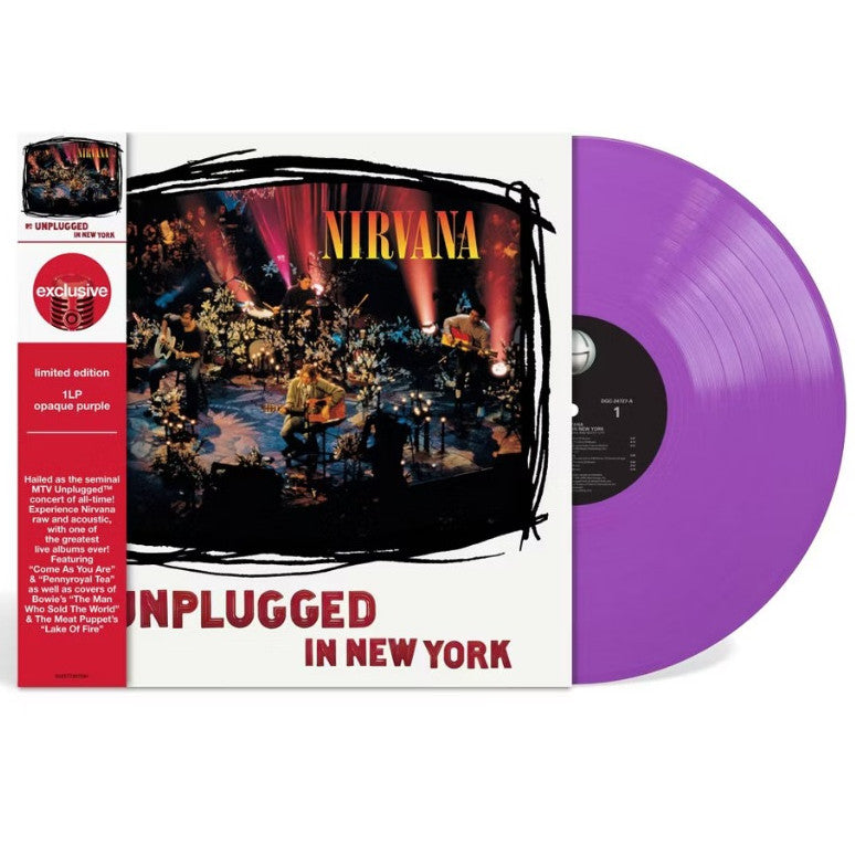 พร้อมส่ง🔥 แผ่นเสียง Vinyl Nirvana - Unplugged LP [ใหม่และซีล SS]