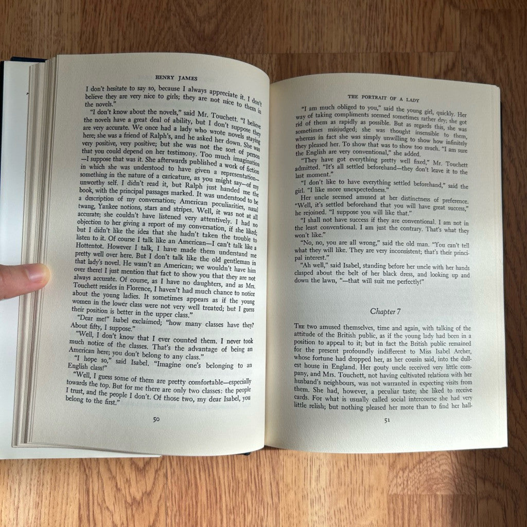 Hardcover The Portrait of a Lady by Henry James หนังสือ ภาษาอังกฤษ ปกแข็ง