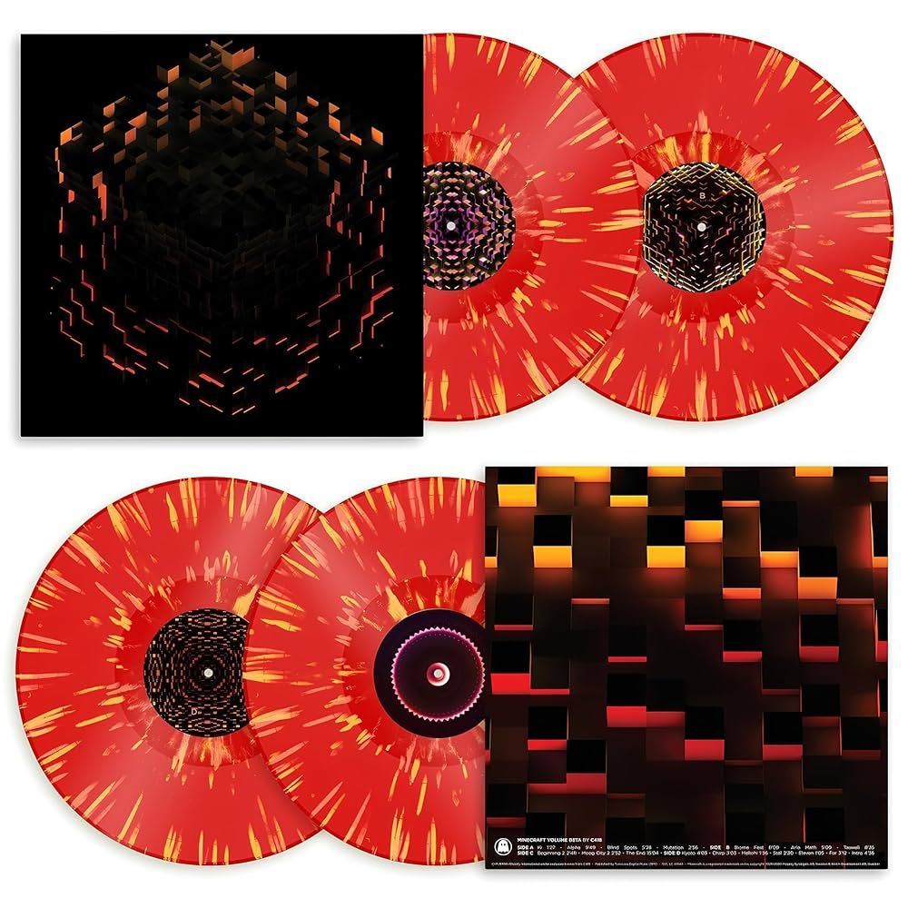 พร้อมส่ง🔥แผ่นเสียง Vinyl LP Minecraft - Volume Alpha Transparent Green Minecraft / Volume Beta Splatter Vinyl