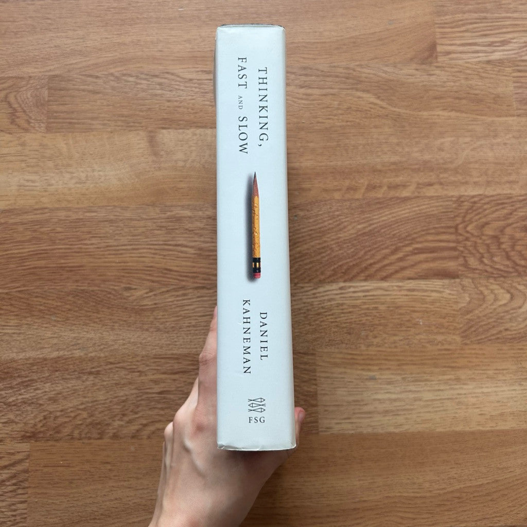 Hardcover Thinking, Fast and Slow by Daniel Kahneman หนังสือ ปกแข็ง