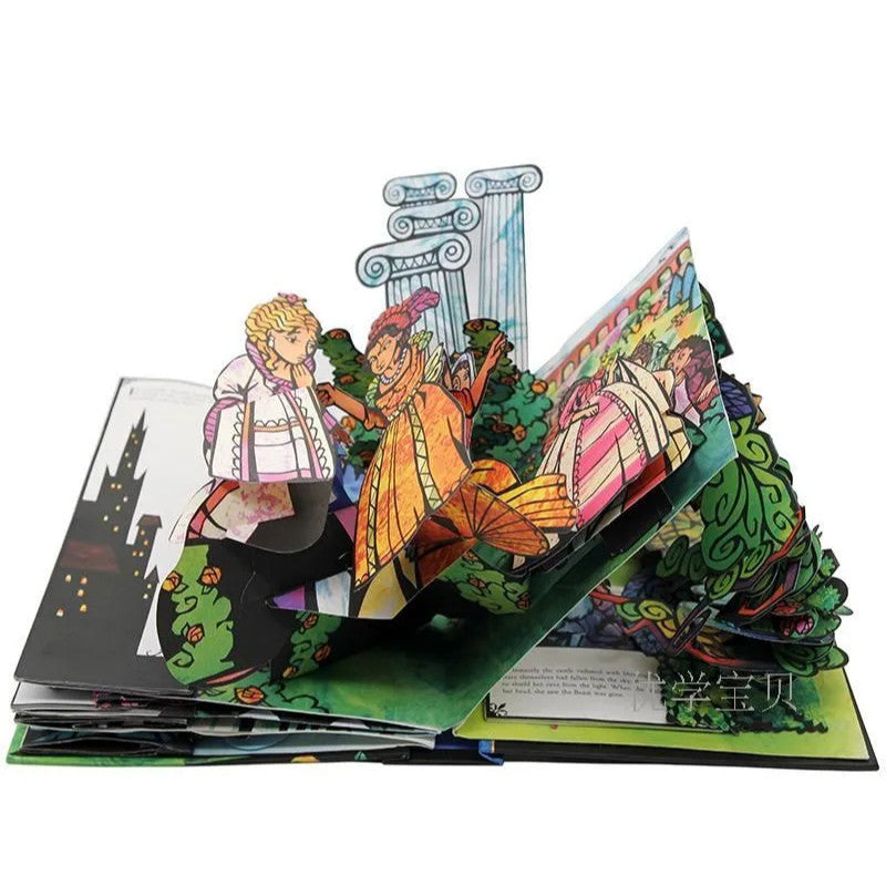 Hardcover Beauty & the Beast: A Pop-up Book of the Classic Fairy Tale by Robert Sabuda หนังสือ ปกแข็ง