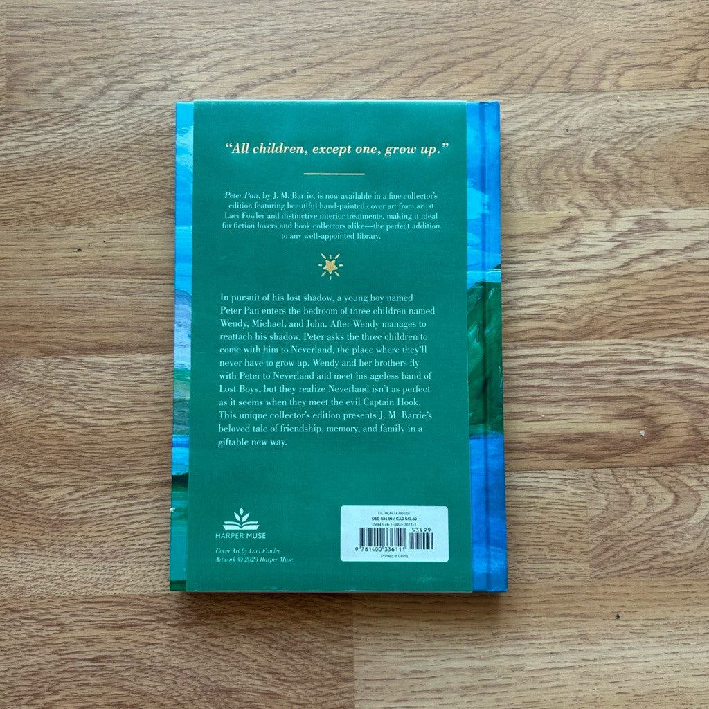 Hardcover Peter Pan: Deluxe Painted Edition (Harper Muse Classics Painted Editions) หนังสือ