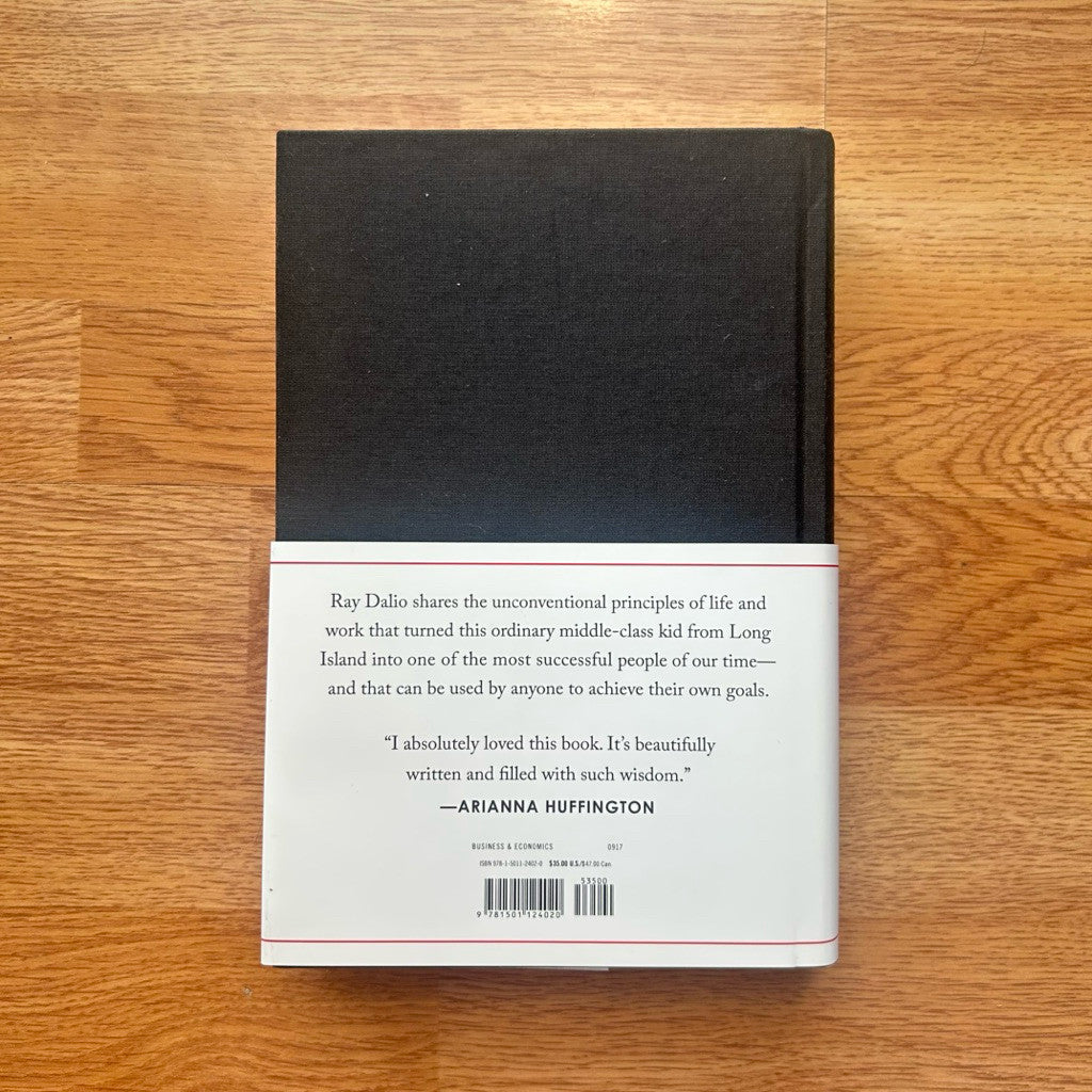 Hardcover Ray Dalio - Principles : Life and Work หนังสือ ปกแข็ง