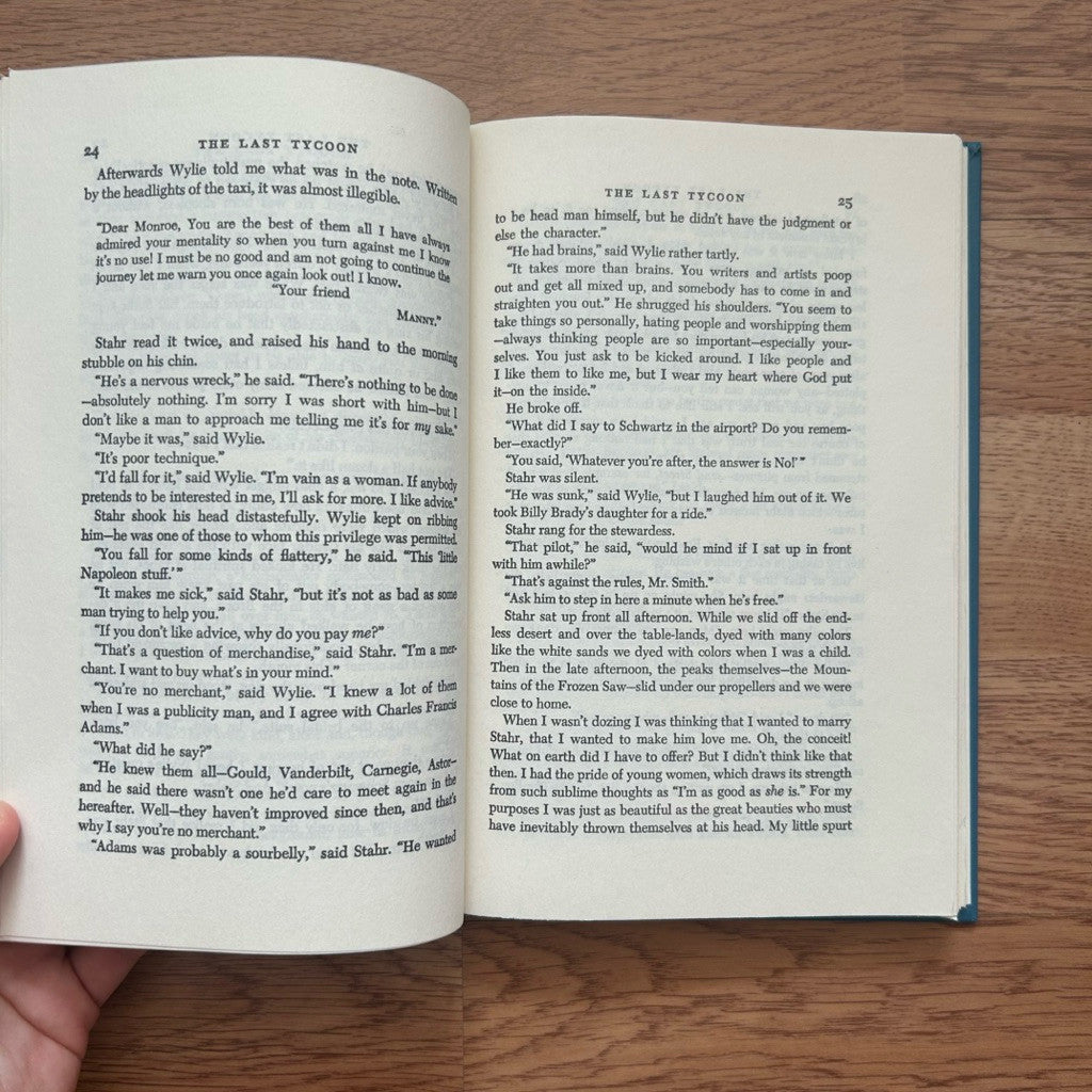 Hardcover The Last Tycoon by F. Scott Fitzgerald หนังสือ ภาษาอังกฤษ ปกแข็ง