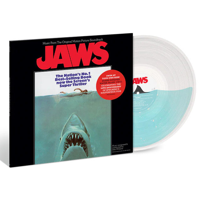 พร้อมส่ง🔥 แผ่นเสียง vinyl John Williams - Jaws Original Motion Picture Soundtrack Water-Filled ไวนิล LP  [ใหม่และซีล SS]