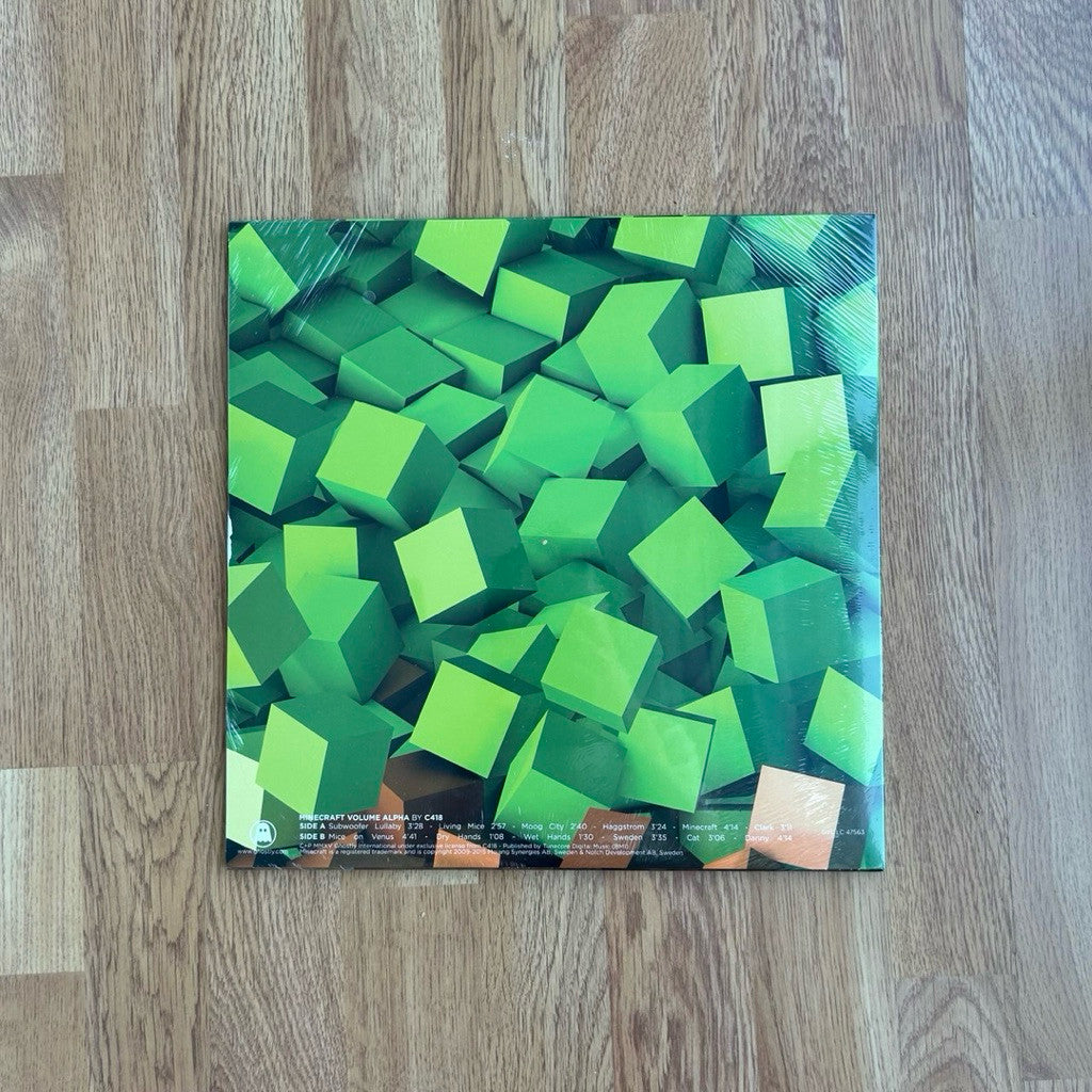 พร้อมส่ง🔥แผ่นเสียง Vinyl LP Minecraft - Volume Alpha Transparent Green Minecraft / Volume Beta Splatter Vinyl
