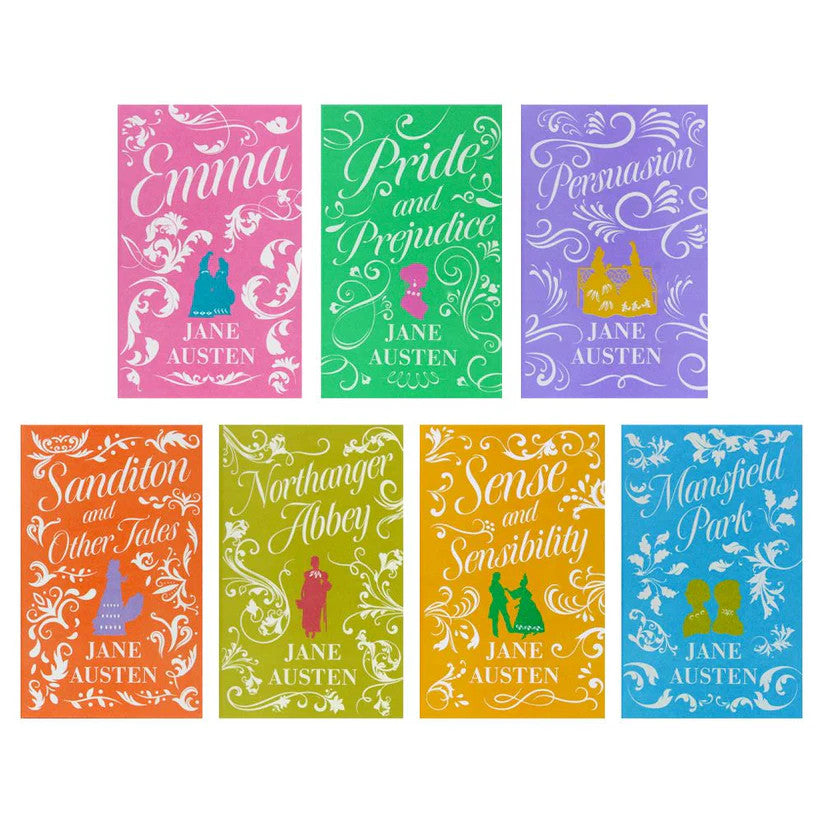 Box Set Jane Austen Complete 7 Hardcover Books Collection หนังสือ ปกแข็ง