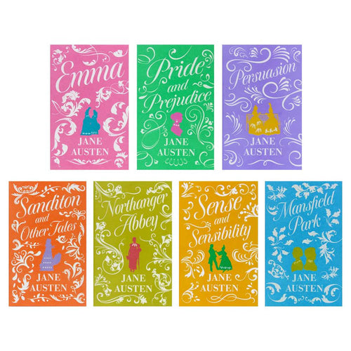 Box Set Jane Austen Complete 7 Hardcover Books Collection หนังสือ ปกแข็ง