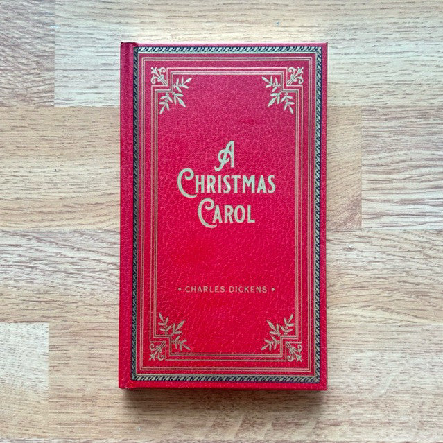 Gilded-edge hardcover  A Christmas Carol (Deluxe Gift Edition) by Charles Dickens หนังสือ ปกแข็ง