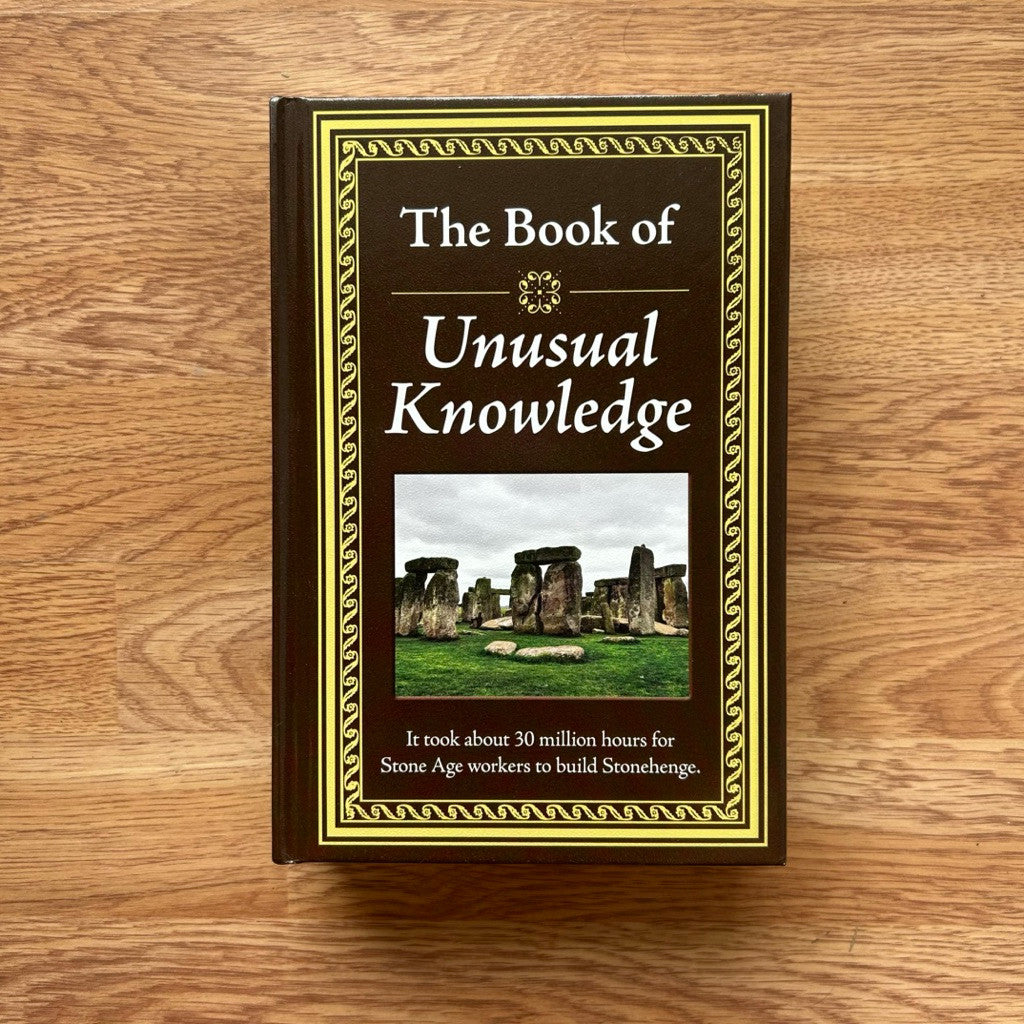 Hardcover The Book of Unusual Knowledge  หนังสือ ปกแข็ง