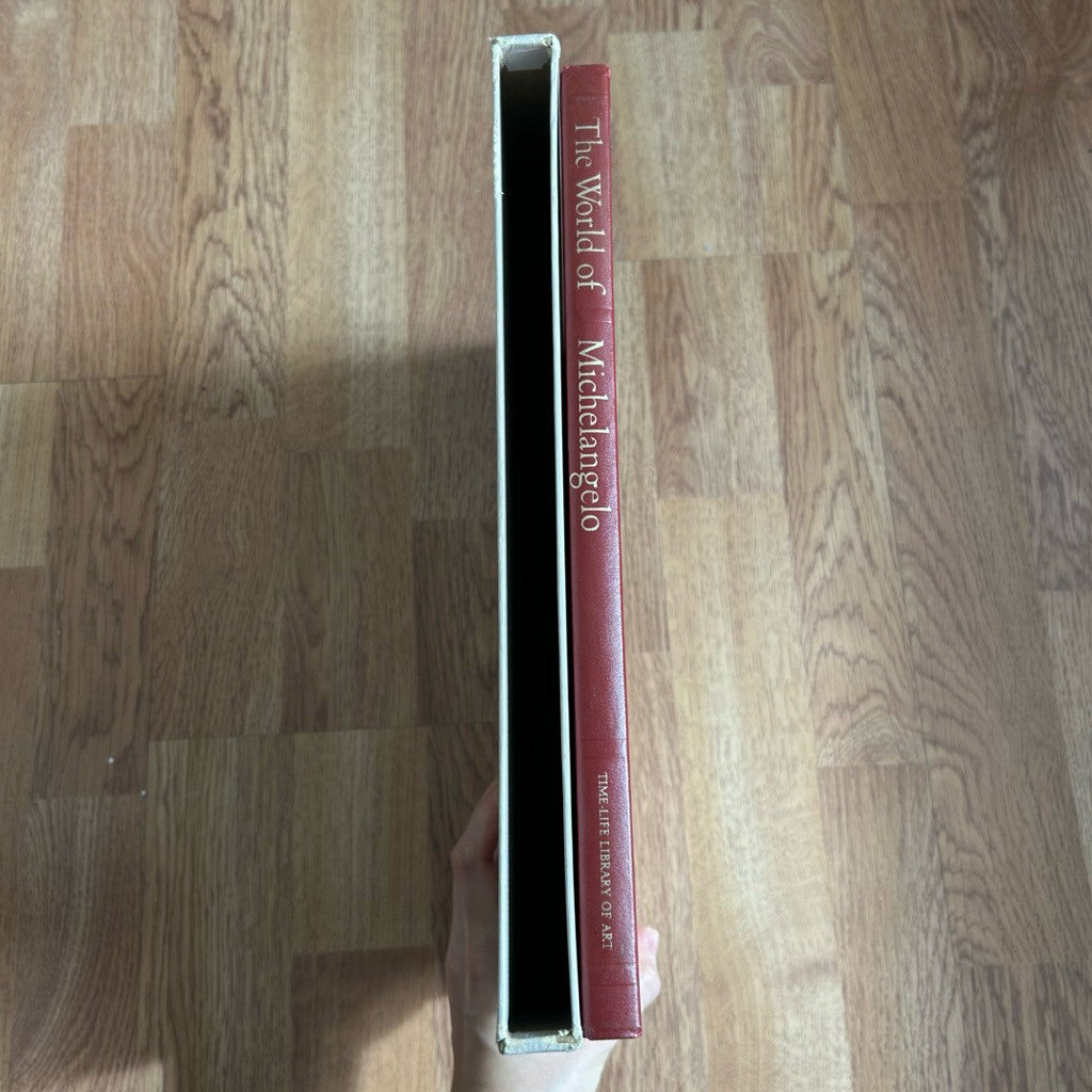 Hardcover The World of Michelangelo 1475-1564 by Robert Coughlan หนังสือ  ปกแข็ง
