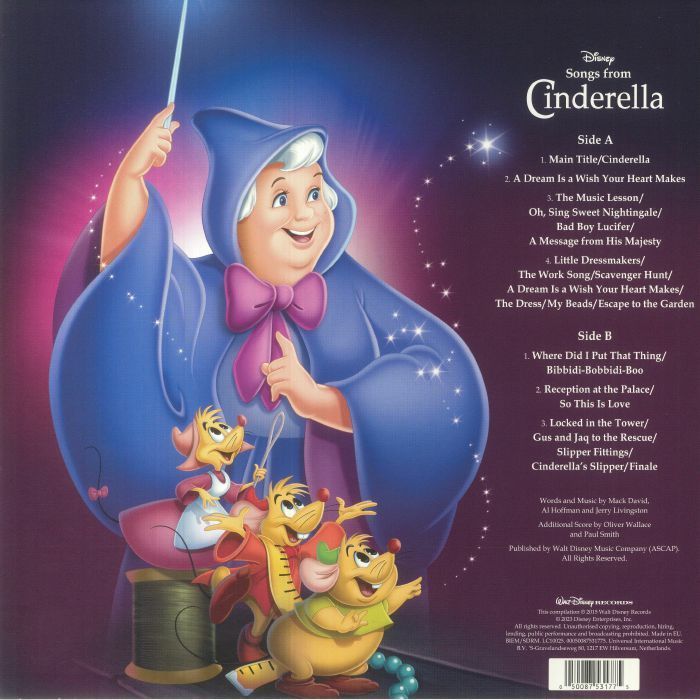 พร้อมส่ง🔥 แผ่นเสียง Vinyl LP Songs From Cinderella Marble Vinyl แผ่นไวนิล [ใหม่และซีล SS]