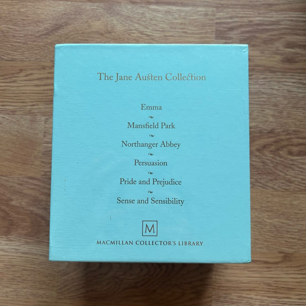 พร้อมส่ง🔥 Gilded-edge Hardcover Jane Austen 6 Books Box Set Pride and Prejudice, Sense and Sensibility and others